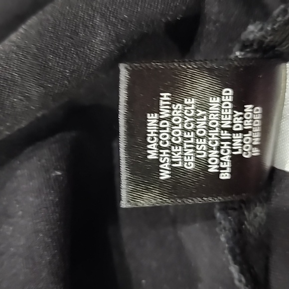 Torrid Black Top with Open Straps Across the Front. Size 0 - Picture 6 of 6